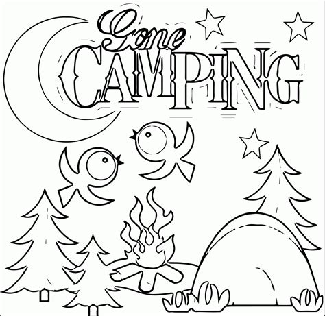 Free Printable Camper Coloring Pages